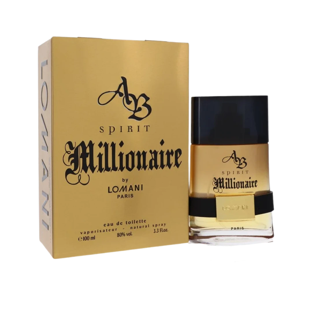 Ab Spirit Millionaire Eau de Toilette by Lomani 3.3 OZ