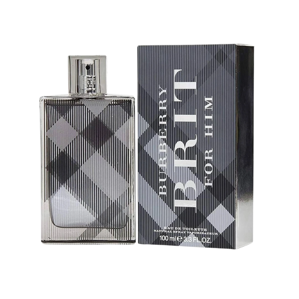 Burberry Brit For Men Eau de Toilette by Burberry 3.3 OZ