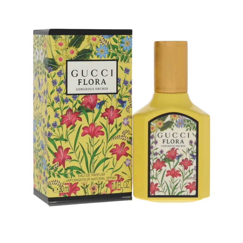 Flora Gorgeous Orchid Eau de Parfum by Gucci 1 oz