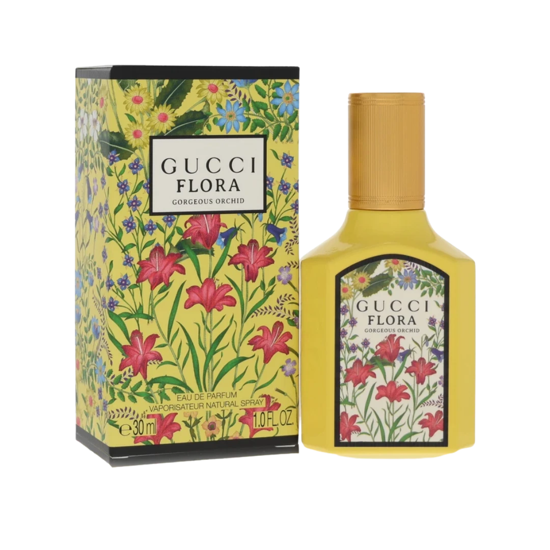 Flora Gorgeous Orchid Eau de Parfum by Gucci 1 oz