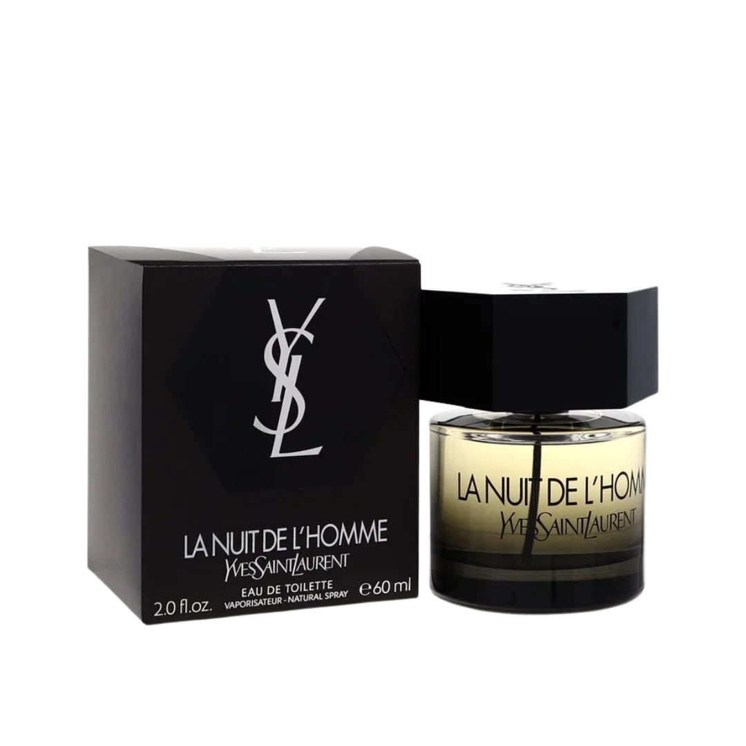 La Nuit De L'Homme Eau de Toilette by Yves Saint Laurent 2 OZ