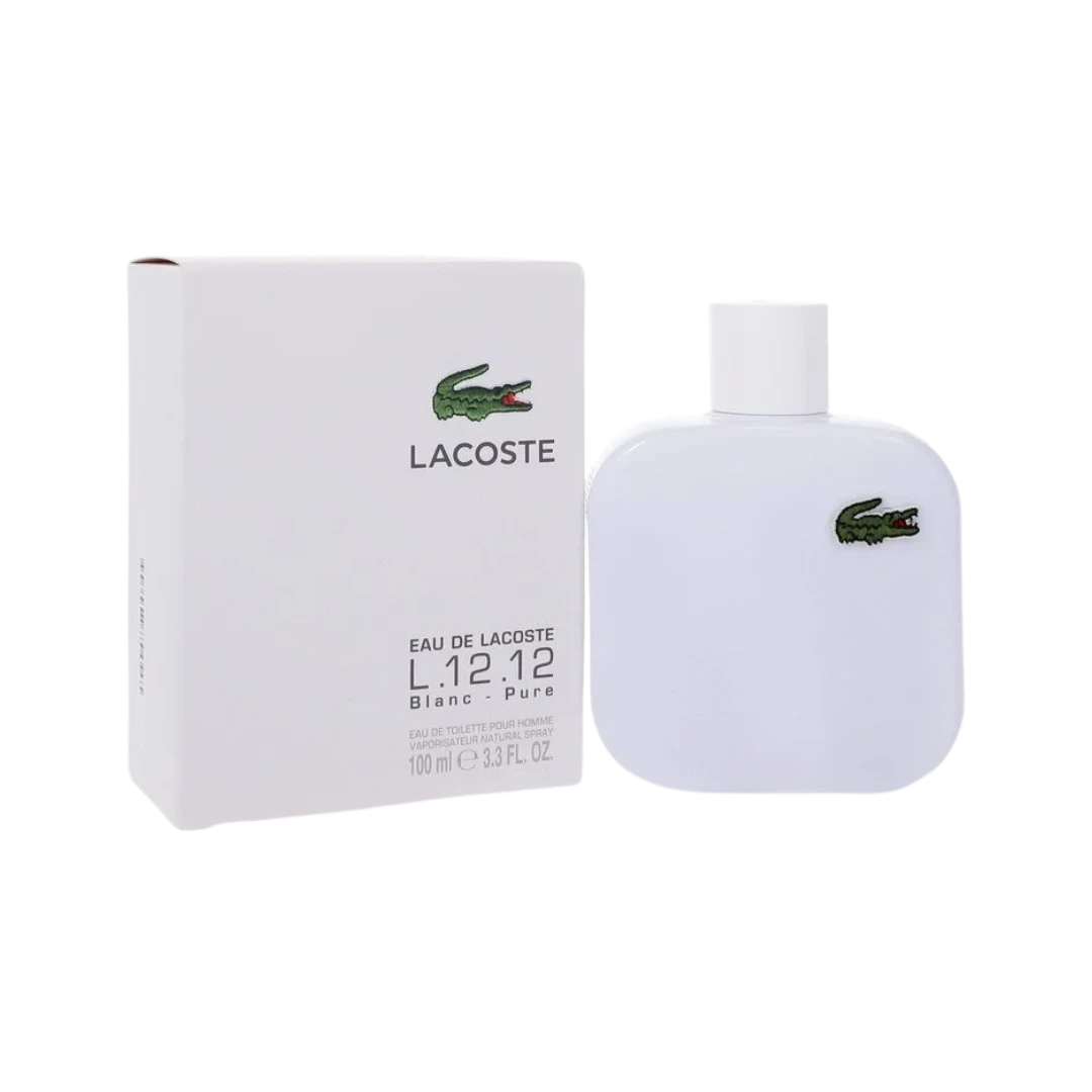 Lacoste Eau De Lacoste L.12.12 Blanc Eau de Toilette by Lacoste 3.3 OZ