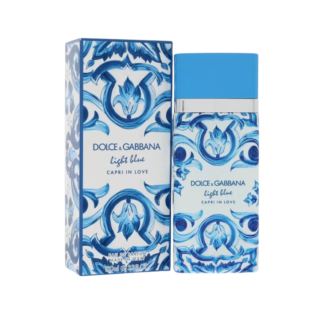 Light Blue Capri in Love Eau de Parfum by Dolce & Gabbana 3.3 OZ