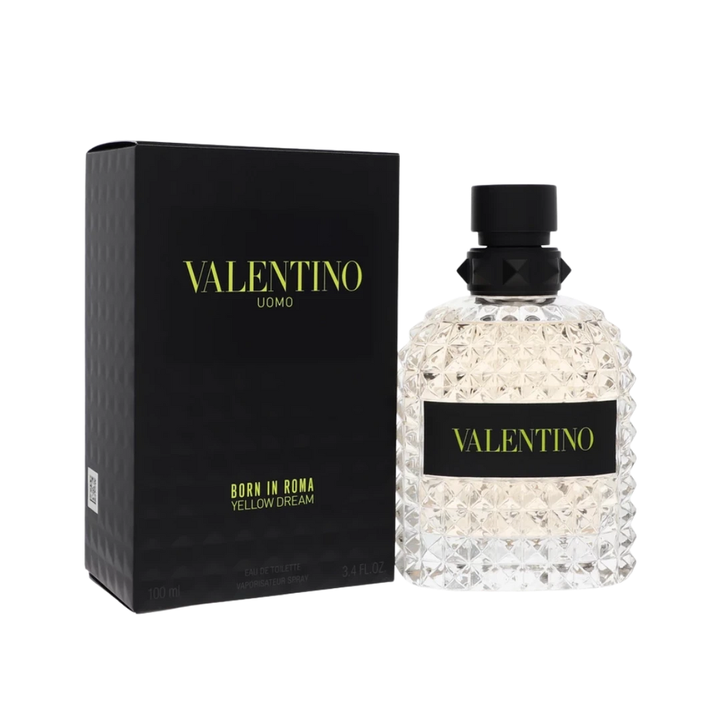 Uomo Born In Roma Yellow Dream Eau de Toilette by Valentino 3.4 OZ
